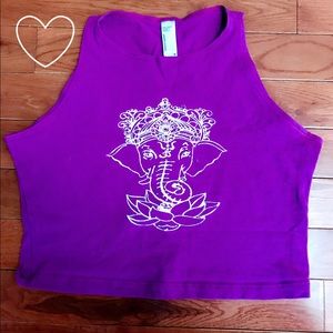 **SOLD** American Apparel Crop Top💜